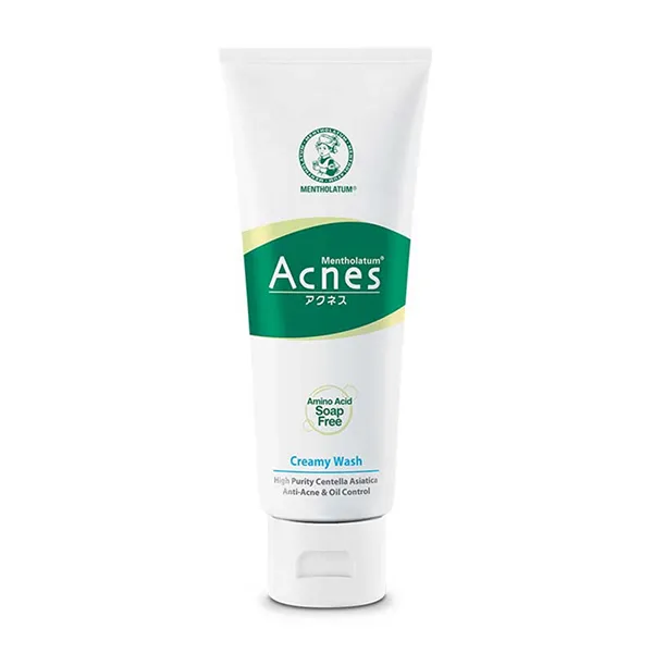 Anti-Bacterial Creamy Face Wash จาก Mentholatum Acnes