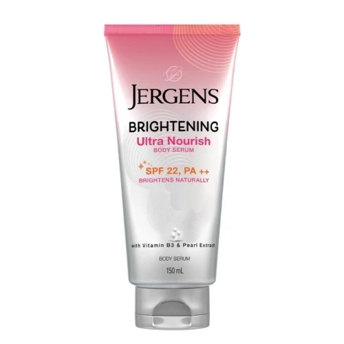 โลชั่นผิวขาว-Jergens brightening Ultra Nourish Body SPF22 PA++